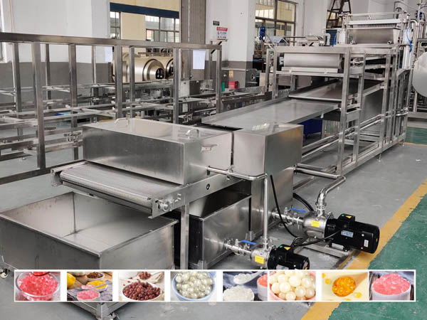 Automatic popping boba production line